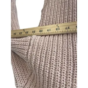 Aerie Size Medium Light Pink Knit Round Neck Sweater Coquette Soft Cozy‎ thumbnail 7