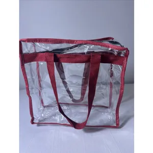 Clear Red Stadium Approved Shoulder Bag‎ Tote Arkansas Razorback Hogs Purse thumbnail 2