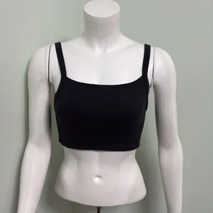 Aerie Black Ribbed Offline Sports Bra Small thumbnail 2