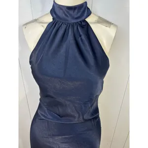 En Saison Hudson Midi Cocktail Wedding Guest Dress in Navy Blue size L NWOT thumbnail 4