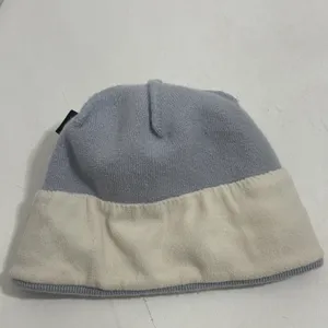 The North Face 100% Wool Blue Stripe Ski Hike Outdoor Warm Beanie Hat‎ Toboggan thumbnail 7