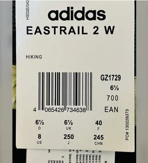 Adidas Eastrail 2 Hiking Shoes GZ1729 Blue Color Women’s-Size 8 thumbnail 12
