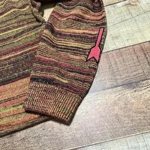 The Upside Women's Multicolor Stripe Rolled Neck Sweater Sz XXS/XS Cozy Soft thumbnail 5