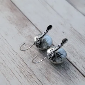 Turquoise Tone & Silver Tone Dangle Earrings for Pierced Ears thumbnail 8