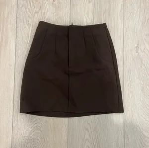 Pull & Bear Brown 70s Mini Pencil Skirt thumbnail 5