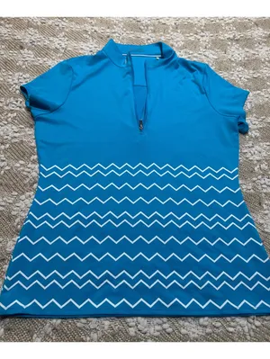 Nancy Lopez Golf blue zip thumbnail 1