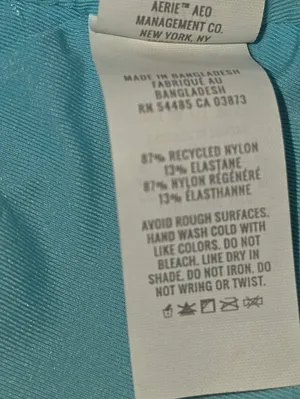 Aerie Blue/Turquoise Bikini Top Size XXL thumbnail 7