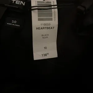 Aritzia NWT Ten Heartbeat Mini Dress Black Noir‎ Satin Bustier Size 10 thumbnail 6