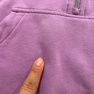 Lululemon Purple Cropped Half Zip Hoodie XS/S Oversized Scuba Style thumbnail 9