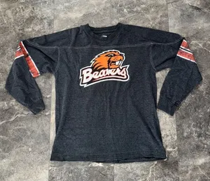 OSU Beavers Gray Long Sleeve Shirt Size Medium thumbnail 1