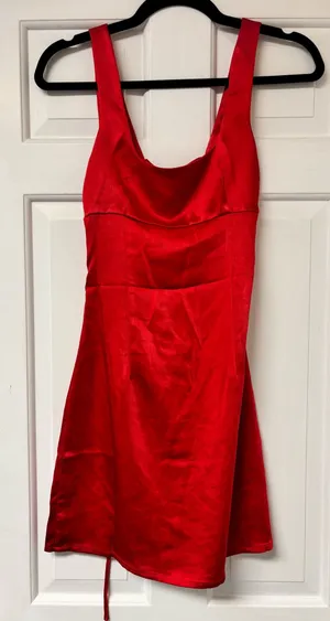 Red Princess Polly Mini Dress thumbnail 1