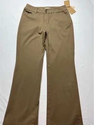 Coldwater Creek Petite Bootcut Twill Pants - Natural Waist thumbnail 1