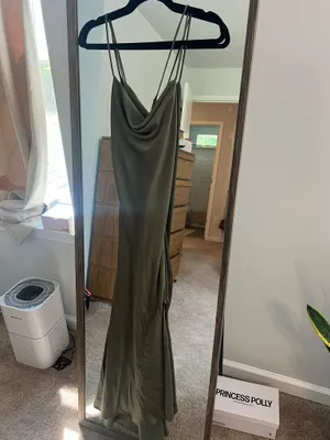 Green Wedding Guest Dress thumbnail 2