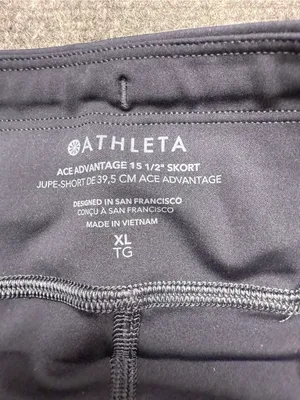Athleta ACE Advantage 15 1/2” Navy Women's XL Athletic Skort thumbnail 5