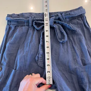 Free People Bluebell Belted Wide Leg Pants Linen‎ Blend Size XS thumbnail 9