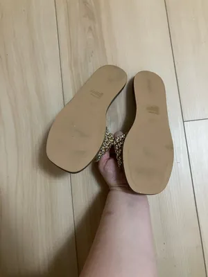 Steve Madden Gold Chain Women's Slide Sandals Size 8.5 thumbnail 7