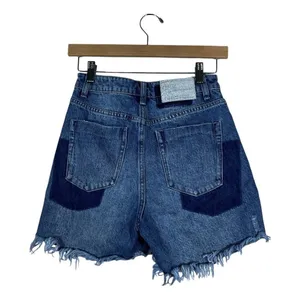 One Teaspoon Legend Distressed Frayed Denim Shorts Blue Boho Edgy Size 22 thumbnail 6