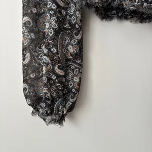 Free People Lolita Smocked Paisley Print Top Sz L thumbnail 7
