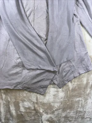 Athleta Women's Taupe Open-Front Draped Cardigan thumbnail 5