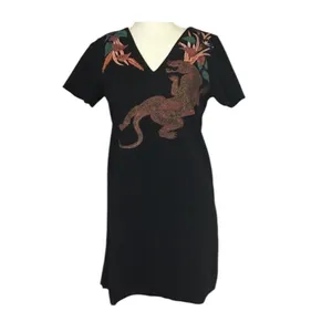 ✨Zara Rubberized Jaguar Casual Sz Medium Dress✨ thumbnail 10