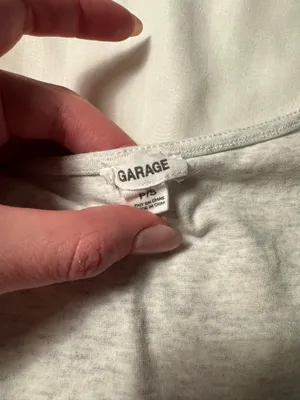 Heather Grey Square Neck Crop Top thumbnail 5