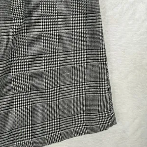 John Galt Glen Plaid Wrap Mini Skirt Black White Buckle MD383 XXS‎ thumbnail 10