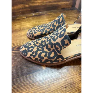 Lucky Brand Leopard Print‎ Side Cutout Ankle Boots Size 10 thumbnail 4