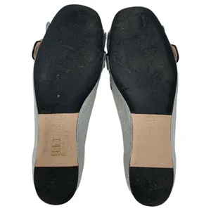 Gucci Silver Foiled Leather Marmont GG Logo Kiltie Fringe Flat Loafers EU 35 thumbnail 12