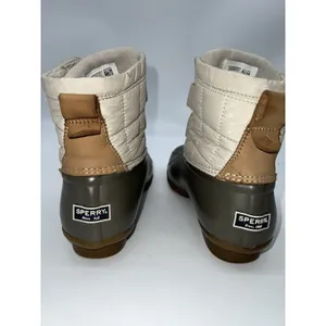 Sperry Beige Upper/Putty Rubber Women's Saltwater Jetty Duck Boots Size 9 thumbnail 6