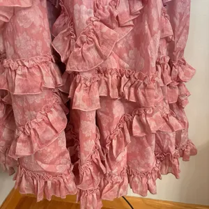 V. Chapman The Scarlette Dress in Pink Peony Print thumbnail 5