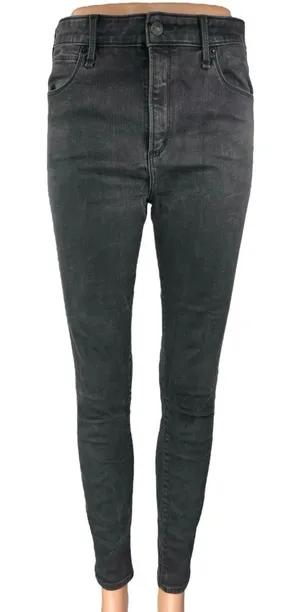 Abercrombie & Fitch Simone Women's Black High Rise Super Skinny Denim Jeans 29 thumbnail 1