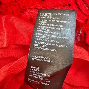 MAEVE x ANTHROPOLOGIE | Strapless Layered Mini Dress Lace Red Orange | Small thumbnail 8