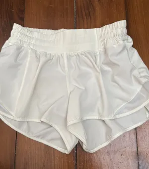 Light Yellow Lululemon Shorts Hotty Hot thumbnail 1