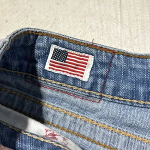 True Religion Women's SZ 28 Keira Cut Off Short USA MADE Micro Shorts Y2K thumbnail 5