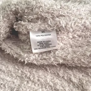 Hippie Rose Oversized Cozy + Warm Fluffy Cream Hooded Fuzzy Women Sweater M/L; OS thumbnail 8