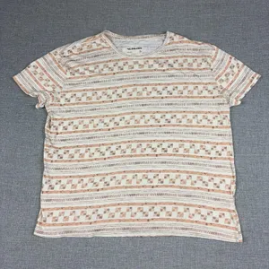 We The Free People T-Shirt Womens XS White Striped Crew Neck Short Sleeve Jersey thumbnail 1