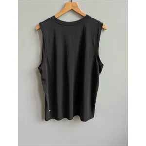 Lululemon Jersey Training Muscle Tank Top Wordmark Size 14 Black Sleeveless thumbnail 6