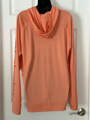 Columbia Omni-Shade peach hooded long sleeve top thumbnail 7