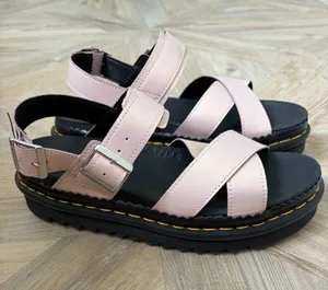Dr Martens Voss II Sandal Powder Pink Size 10 Iridescent Leather Summer Goth thumbnail 1
