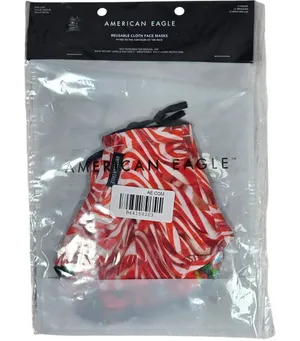 American Eagle Reusable Cloth‎ Face Masks 3-Pack NIB thumbnail 1