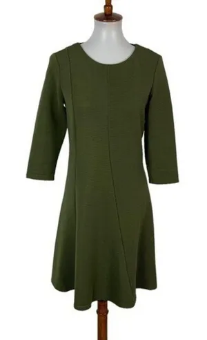 ASOS VILA Clothes Women’s Dress Small Green Long Sleeve Career Back Zip‎ thumbnail 1