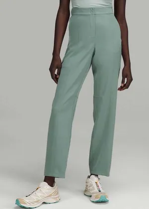 Lululemon‎ Dynamic Days Pant Travel Woven Tidewater Teal Size 26 Athleisure thumbnail 1