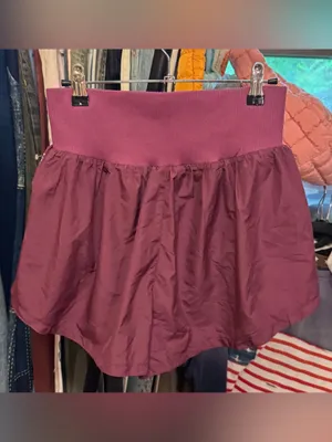 NWOT Free People FP Movement Carpe Diem Shorts - Deep Mulberry - Large thumbnail 8