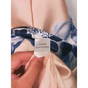 Women's Floral Off Shoulder Satin Midi Dress Size 10 Pink Wedding Guest Cocktail thumbnail 10