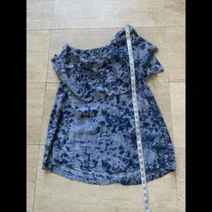 Free People Tiger Lily Blouse Womens Asymmetrical Off Shoulder Top Tie Dyed Color Size 8‎ thumbnail 5