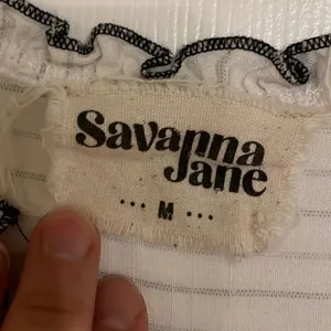 Anthropologie Savannah Jane White and Navy Striped Sleeveless Top thumbnail 2