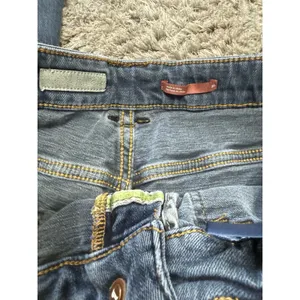Anthropologie Pilcro The Icon Flare Jeans Women's Size 30 Blue Patch Pockets Y2K thumbnail 11