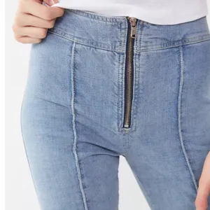 BDG Zip-Front Cropped Kick Flare Jeans thumbnail 8