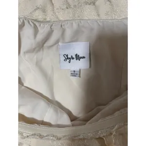 Skyte Moon Strapless Ivory Brocade Dress S thumbnail 7