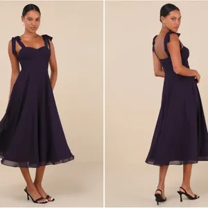 LULUS Sexy Prom Wedding Bridesmaid Sexy Classy Bustier Flowy Flirty Midi Dress thumbnail 4